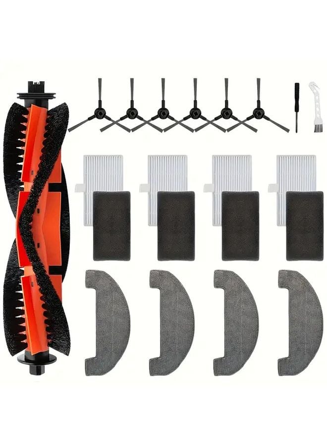 Dreame MOVA E20 Vacuum Cleaner Replacement Parts Kit 17pcs Main Brush Side Bristles Mop Pads HEPA Filters - Image 1